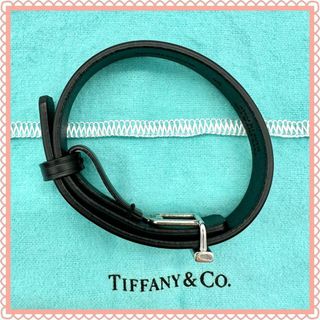 ティファニー(Tiffany & Co.)の【レア】✨ティファニー TIFFANYメイカーズカーフスキンレザーブレスレット(ブレスレット/バングル)