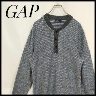 ギャップ(GAP)のGAPギャップ　プルオーバーセーター　ニット　Ｖネック　ハーフスナップ　ゆるだぼ(ニット/セーター)