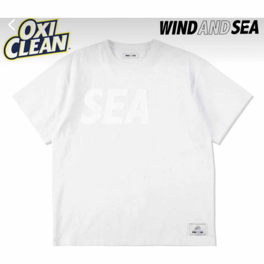 WIND AND SEA(ウィンダンシー)のOXICLEAN × WIND AND SEA SUPER WHITE Mサイズ メンズのトップス(Tシャツ/カットソー(半袖/袖なし))の商品写真