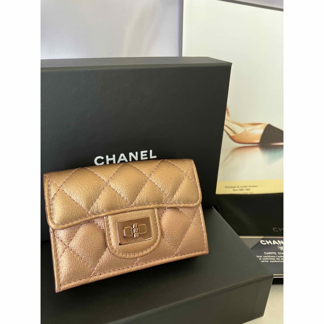 【美品♡レア♡CHANEL】2.55マトラッセ⭐︎クラシック⭐︎三つ折り財布