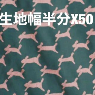 ミナペルホネン runrunrun グリーン はぎれ 生地幅半分X50 | mdh.com.sa