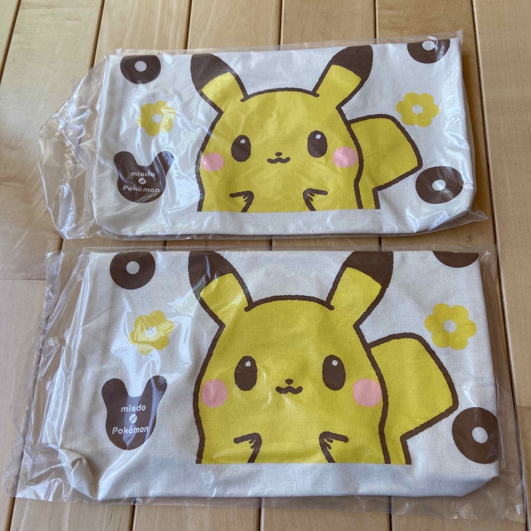 ポケモン(ポケモン)のポケモン　ミスド　トートバッグ　2個セット キッズ/ベビー/マタニティのこども用バッグ(トートバッグ)の商品写真