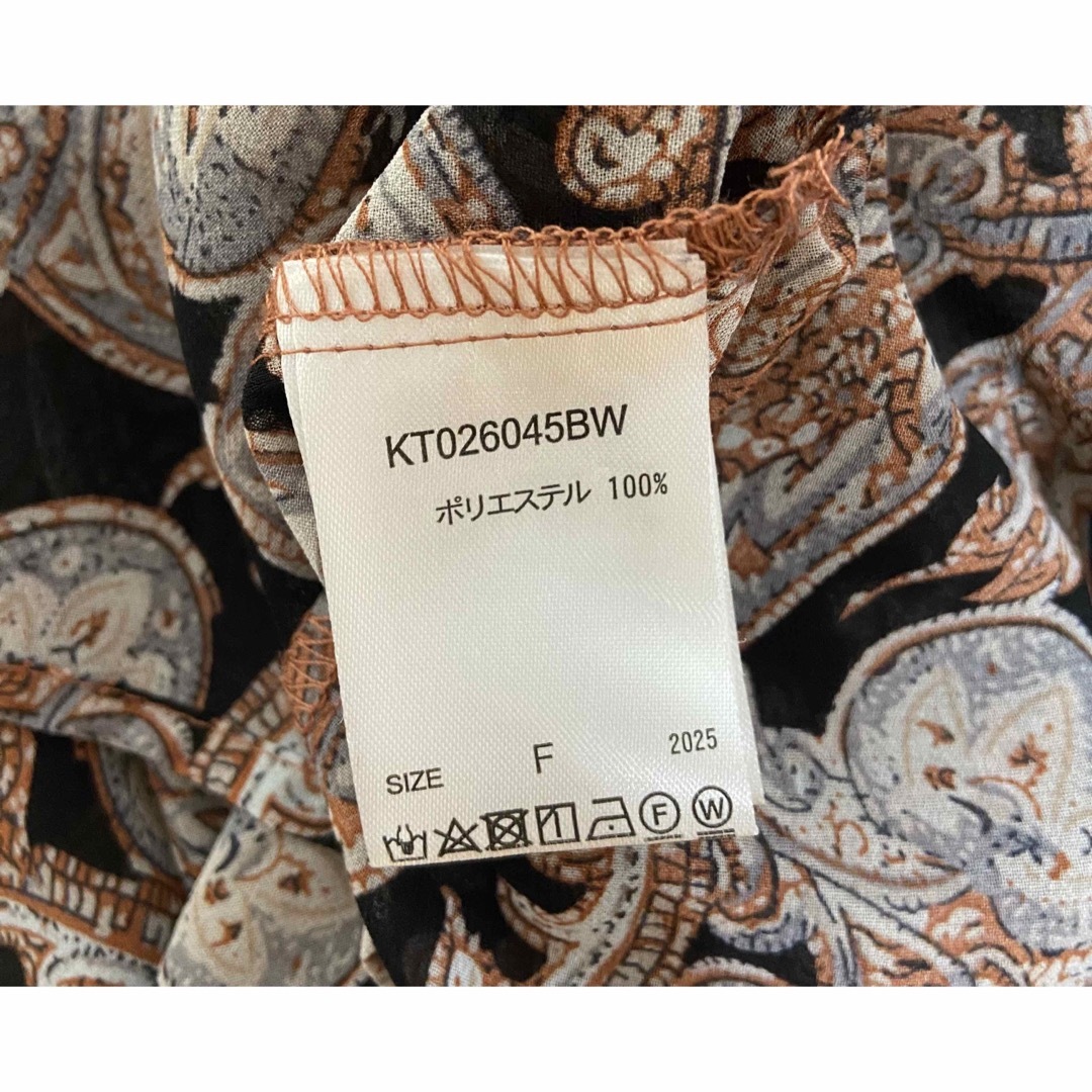 kutir ペイズリー柄シャツ レディースのトップス(シャツ/ブラウス(半袖/袖なし))の商品写真