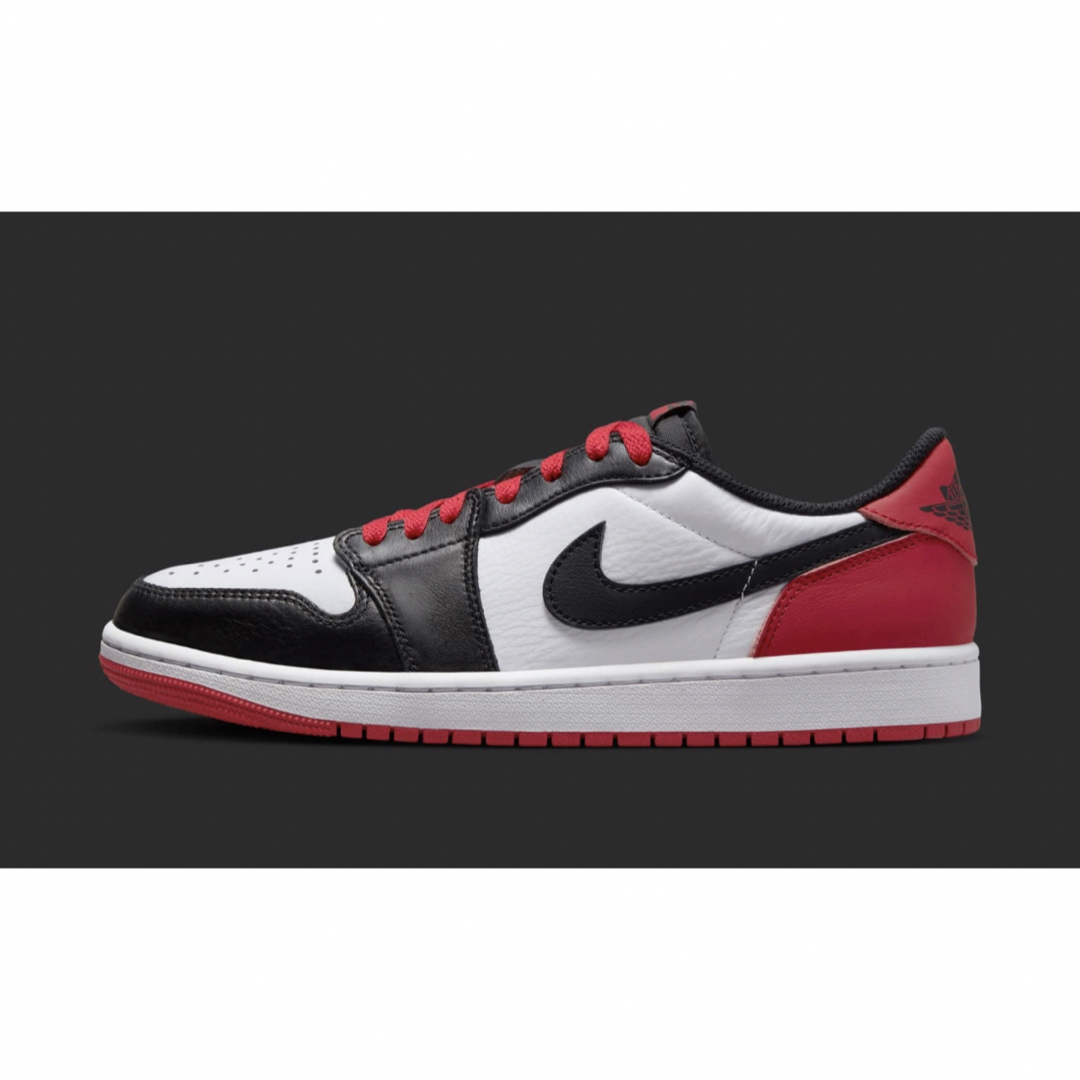 NIKE エアジョーダン1LOW Black toe 26.5cm | フリマアプリ ラクマ