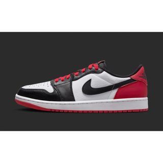 ジョーダン(Jordan Brand（NIKE）)のNIKE エアジョーダン1LOW Black toe 26.5cm(スニーカー)