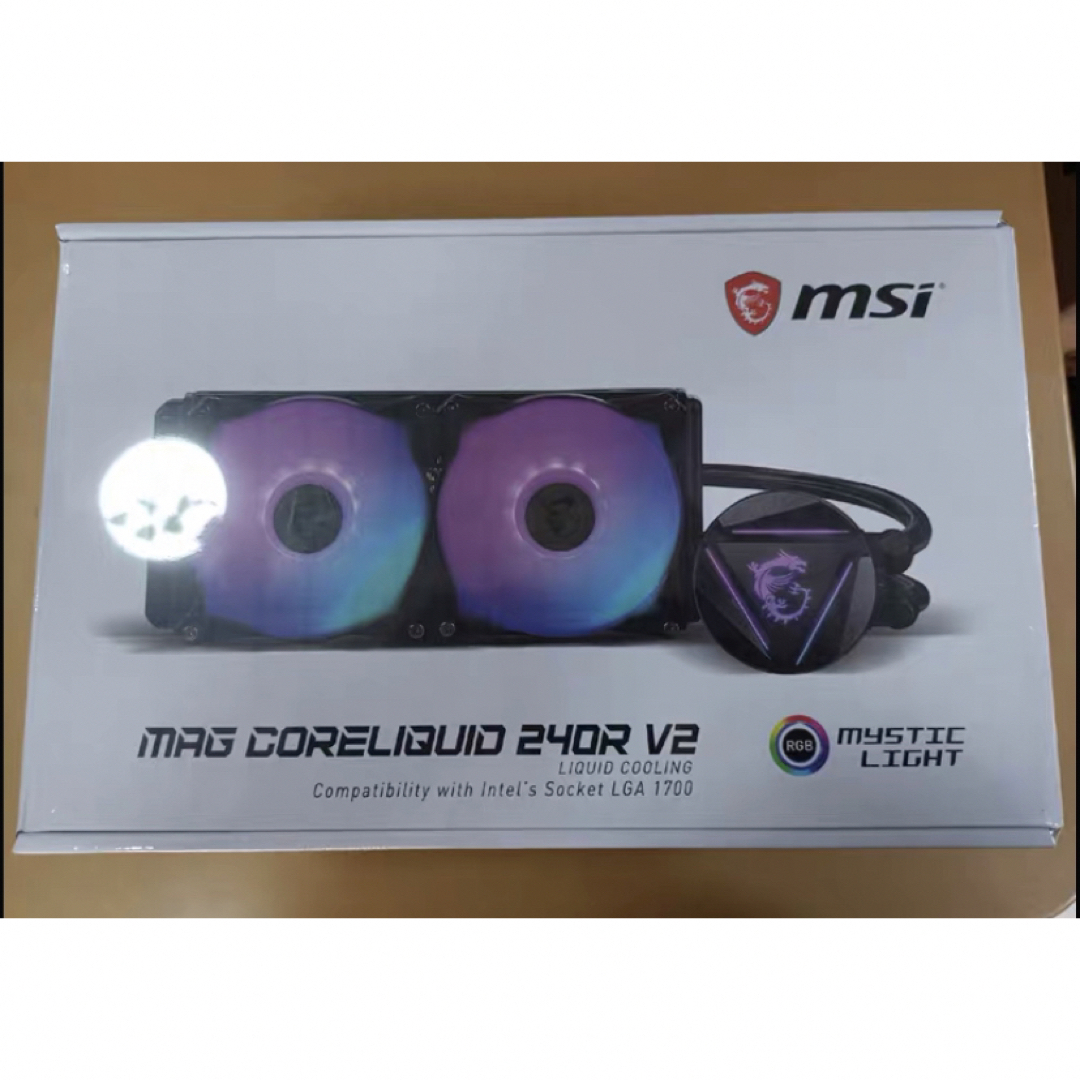 MSI MAG 240R V2 簡易水冷CPUクーラー