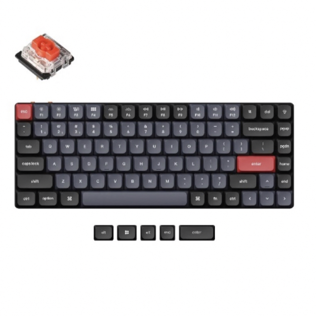 Keychron K3 Pro RGB US配列　赤軸（ホットスワップ対応）