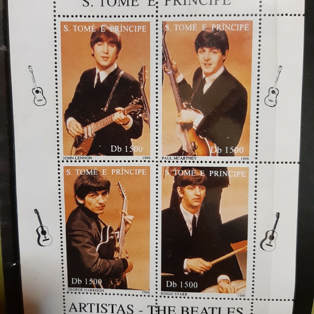 ビートルズ　1996 海外　切手？ エンタメ/ホビーのコレクション(使用済み切手/官製はがき)の商品写真