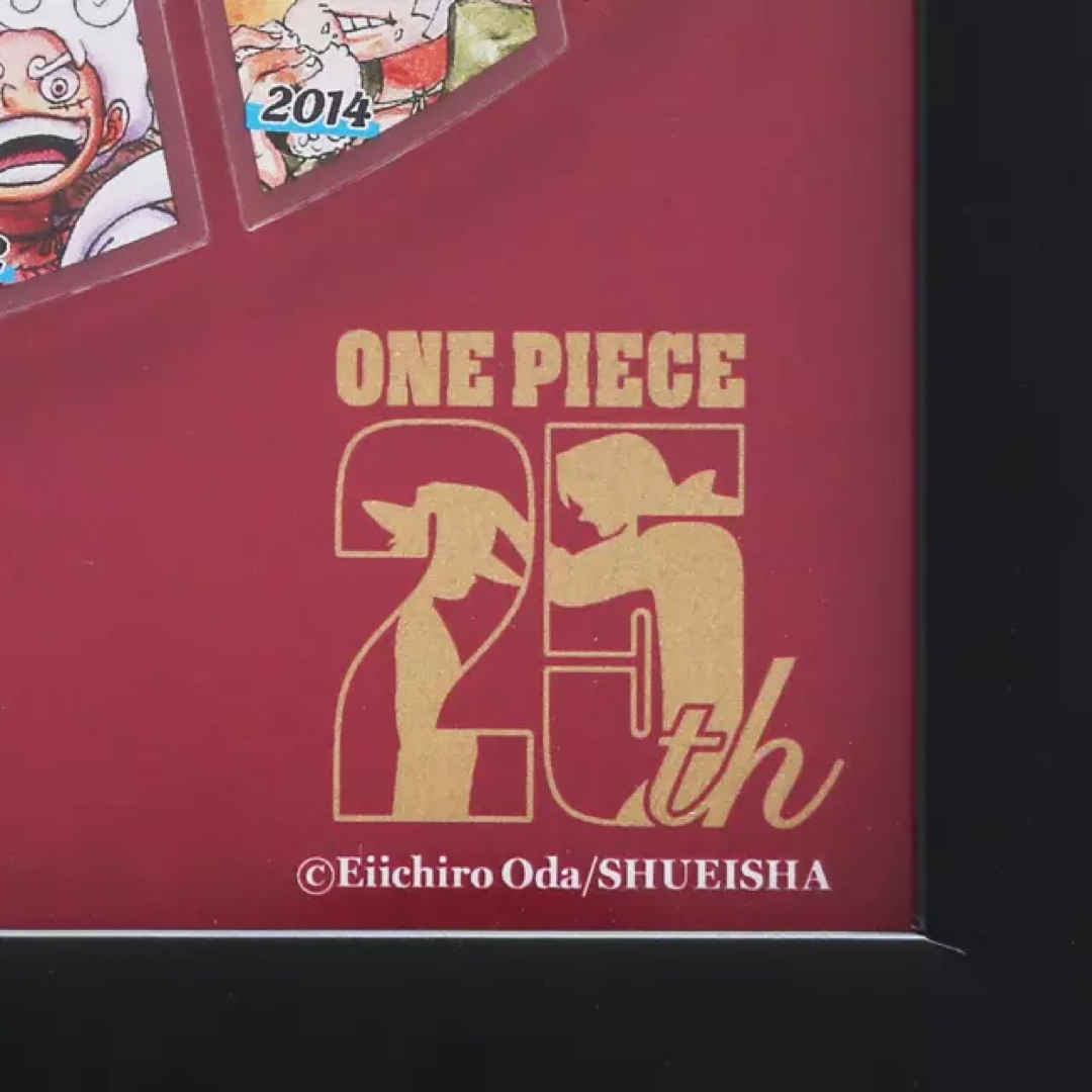 ワンピース ONE PIECE 25周年記念 額装ピンズセット “LUFFY”