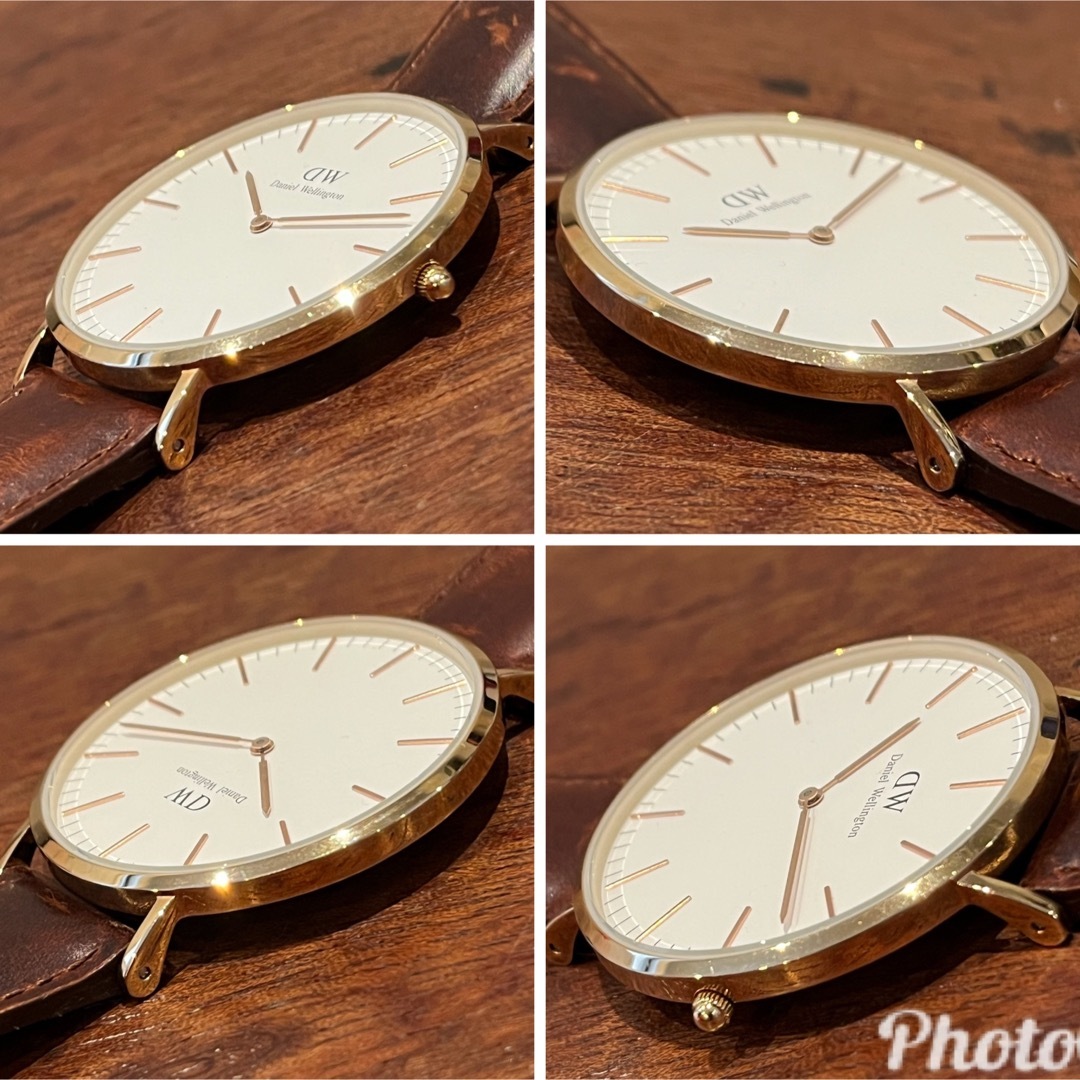 Daniel Wellington(ダニエルウェリントン)のダニエルウェリントン DW 腕時計 B40R8 40mm ゴールド 稼働品 メンズの時計(腕時計(アナログ))の商品写真