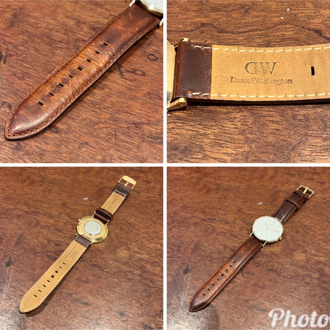 Daniel Wellington(ダニエルウェリントン)のダニエルウェリントン DW 腕時計 B40R8 40mm ゴールド 稼働品 メンズの時計(腕時計(アナログ))の商品写真