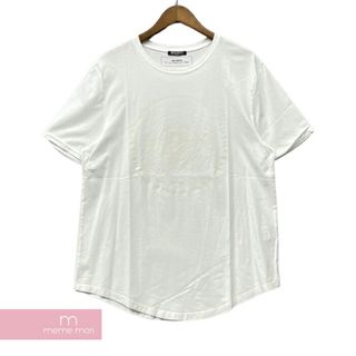 バルマン(BALMAIN)のBALMAIN Balmain Coin Tee RH11135I067 バルマン バルマンコインTシャツ 半袖カットソー ロゴプリント メダル ホワイト サイズXXL【230729】【中古-A】【me04】(Tシャツ/カットソー(半袖/袖なし))