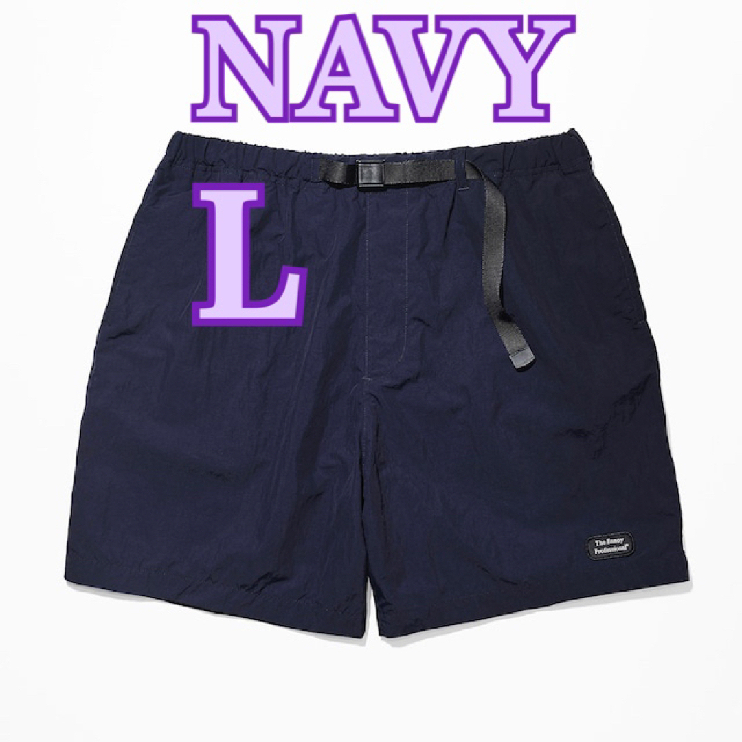 1LDK SELECT(ワンエルディーケーセレクト)の★L・新品・送料込★ennoy NYLON EASY SHORTS NAVY メンズのパンツ(ショートパンツ)の商品写真