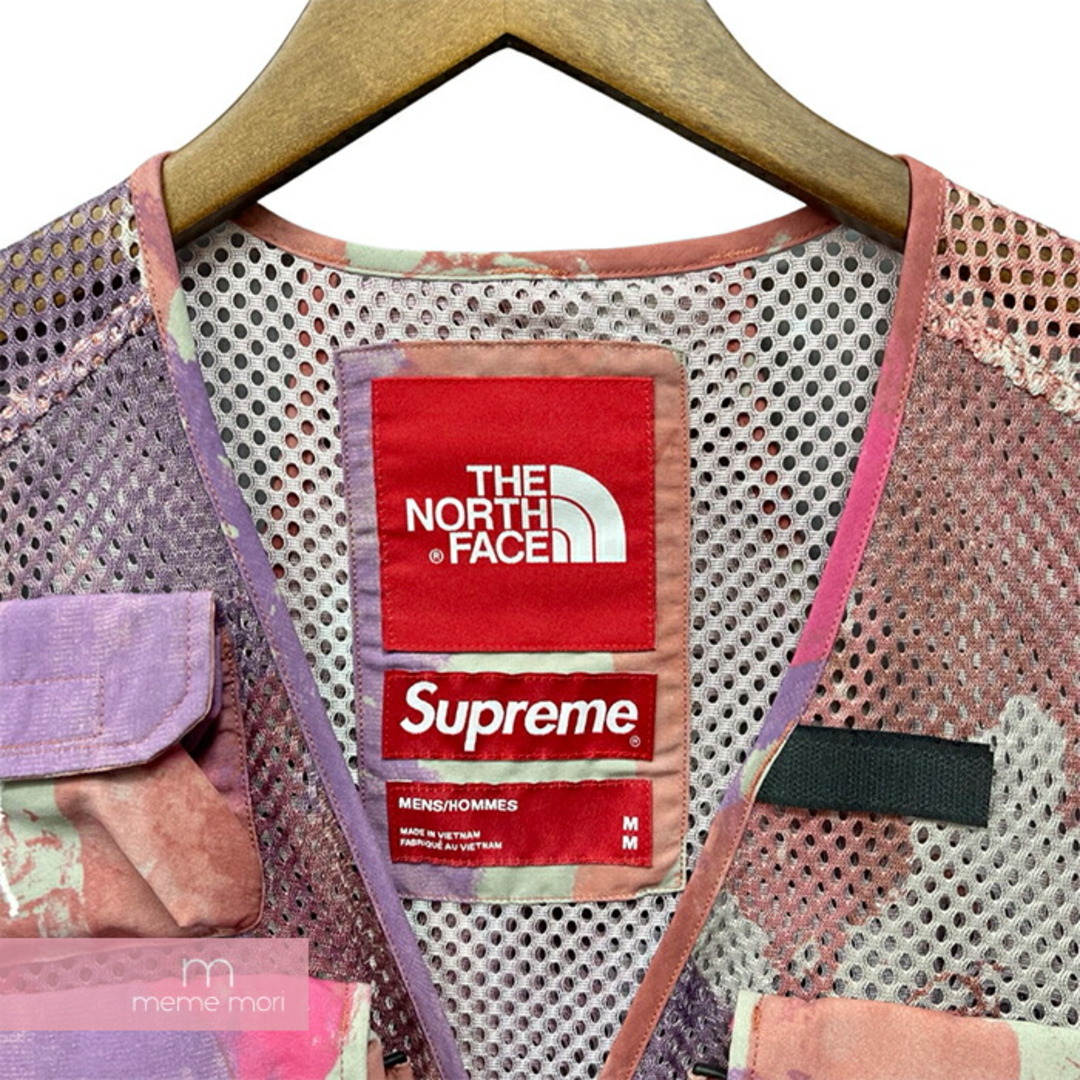 Supreme×THE NORTH FACE 2020SS Cargo Vest シュプリーム×ノースフェイス カーゴベスト メッシュ切替 バックロゴ刺繍 ピンク サイズM【230729】【-A】【me04】