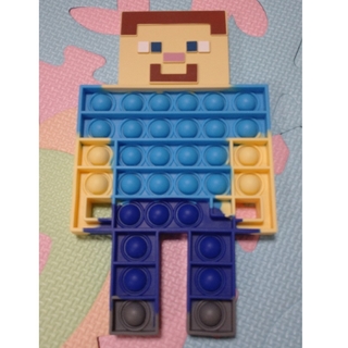 レゴ マインクラフト - 【中古】マイクラ Minecraft マインクラフト プッシュポップ スティーブ