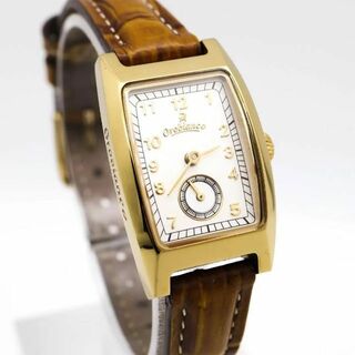 オロビアンコ(Orobianco)の《希少》Orobianco 腕時計 ホワイト トノー レディース スモセコ(腕時計)