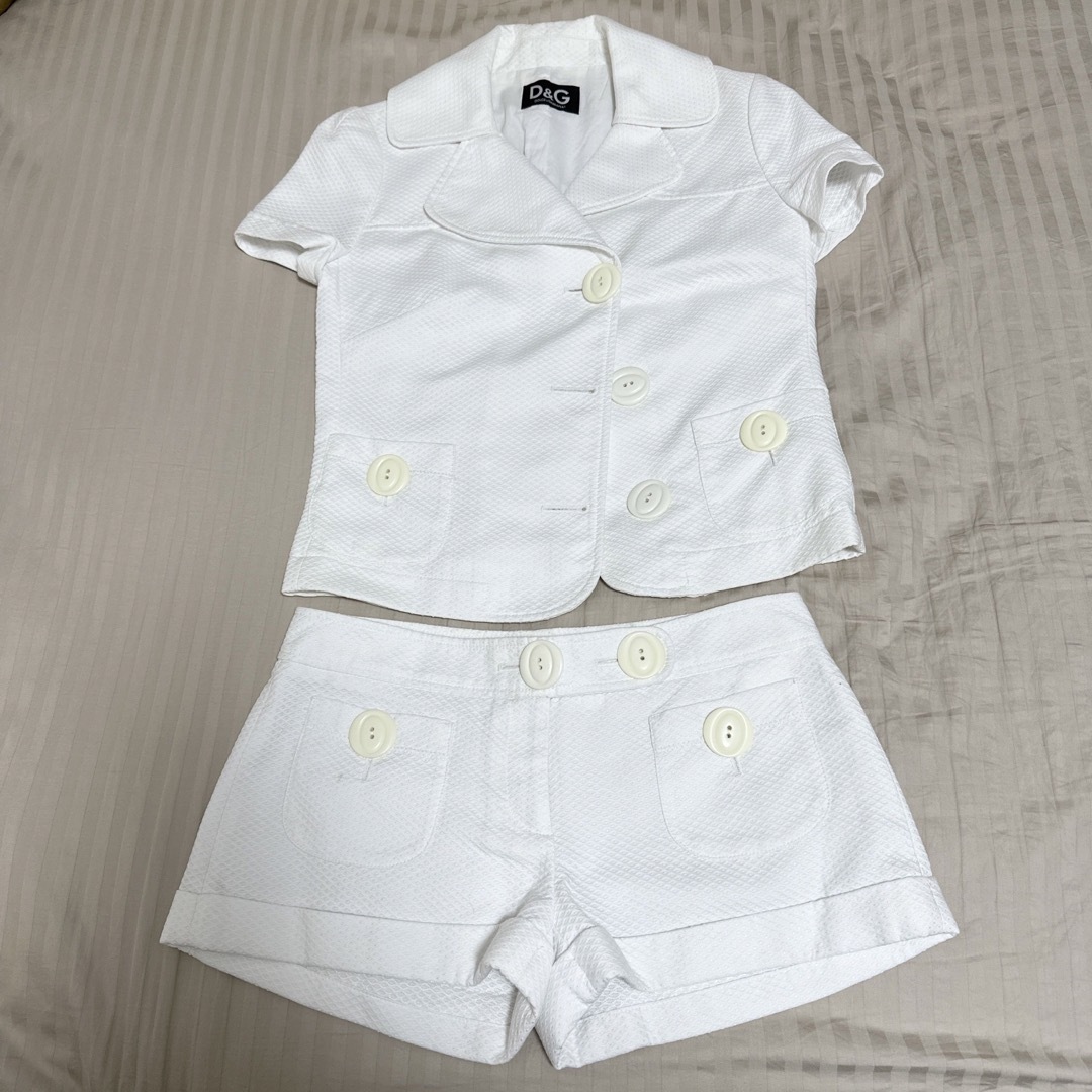 DOLCE&GABBANA D&G 半袖ジャケット ショートパンツのセットアップ