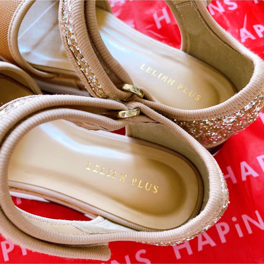 LELIEN PLUS  サンダル　ベージュ レディースの靴/シューズ(サンダル)の商品写真