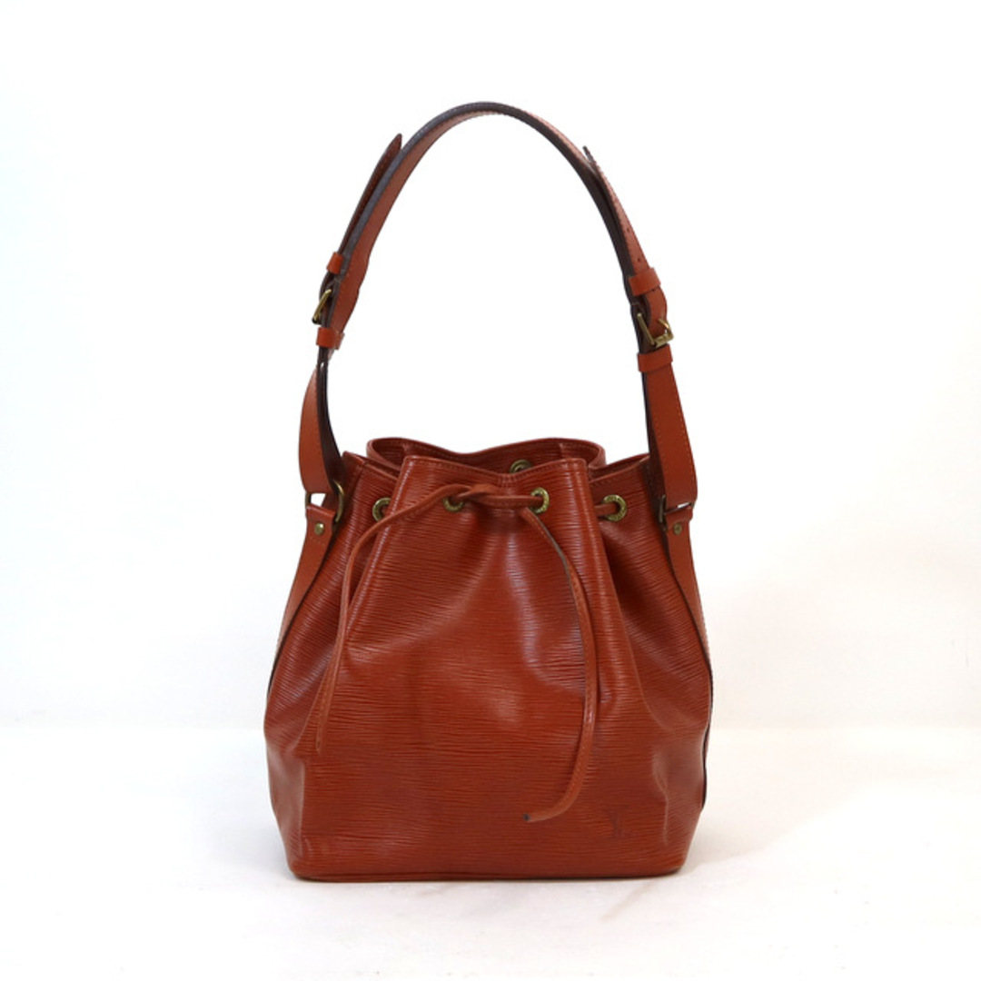 ファスナーポケット×1【LOUIS VUITTON】ルイヴィトン プチ ノエ ショルダーバック エピ ケニアブラウン M44103 A20911/md14368tg