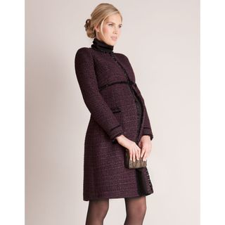 Seraphine 新品 UK8 ツイードマタニティコート キャサリン妃 Seraphine - Seraphine 新品 UK8 キャサリン妃 ツイード