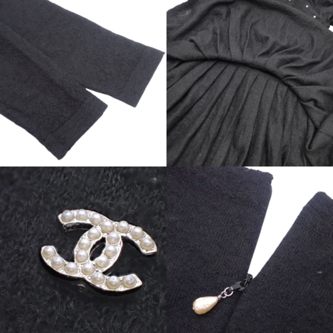 CHANEL - シャネルセットアップ/ワンピース フェイクパール ニット