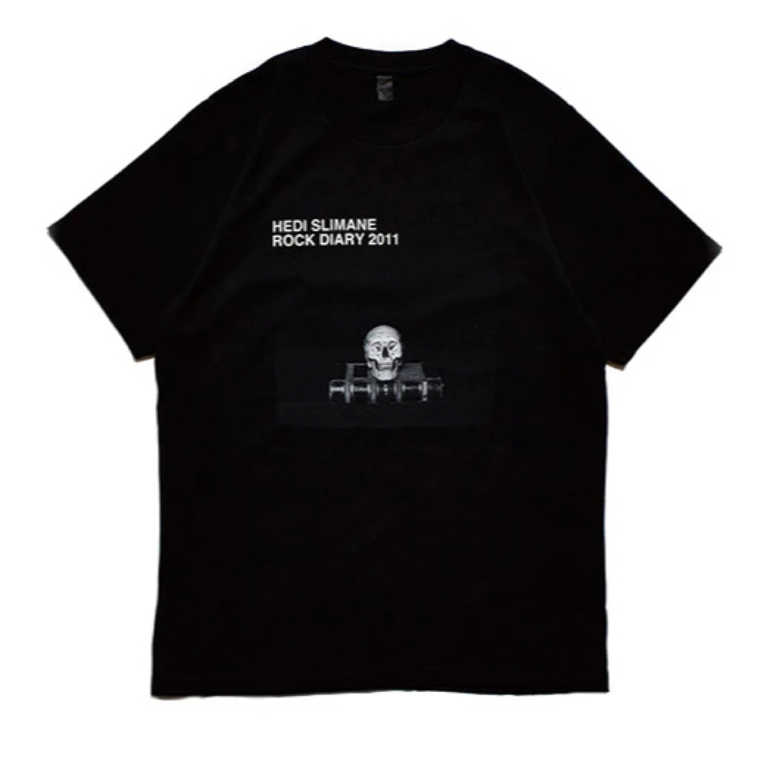 MINEDENIM マインデニム Tシャツ サイズ:M 23SS Hedi Slimane Stie-lo 100個限定 グラフィック クルーネック 半袖 Tシャツ ROCK DIARY 2011 Stars and Stries 12 STLHEDI02-99 エディスリマン ブラック 黒 トップス カットソー ブランド コラボ【メンズ】