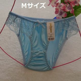 R206-2★ウエストレース♪ビキニショーツ(水色系)M【複数購入割引有】(ショーツ)