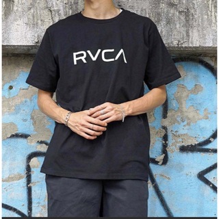 ルーカ(RVCA)の2023夏モデル 新品 RVCA M ビッグ ルーカ ロゴ 半袖 Ｔシャツ (Tシャツ/カットソー(半袖/袖なし))