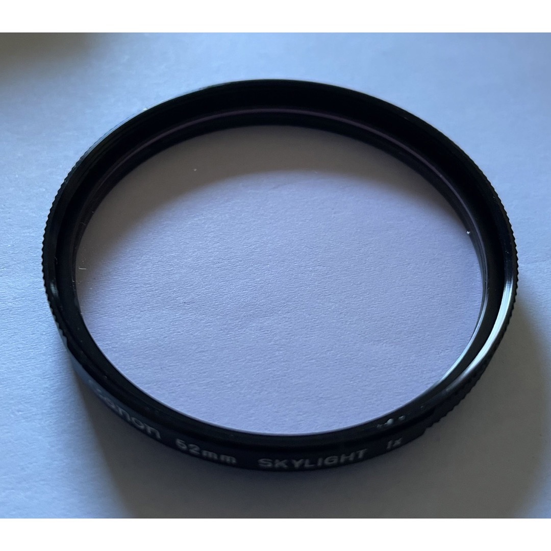 Canon キヤノン レンズフィルター 52mm SKYLIGHT 1× - その他