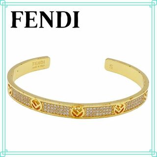 フェンディ(FENDI)のフェンディ　エフイズフェンディ バングル レディース　ゴールド　大人気(ブレスレット/バングル)