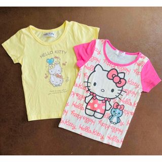 サンリオ(サンリオ)の2枚セット ハローキティ Tシャツ キティちゃんTシャツ hellokitty(Tシャツ/カットソー)