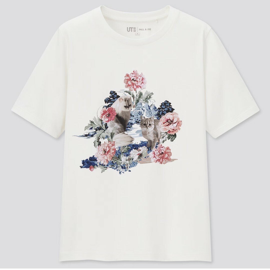 ユニクロ ポール&ジョー UT 半袖 Tシャツ XL オフホワイト ユニクロ ポール&ジョー UT 半袖 Tシャツ XL オフホワイト
