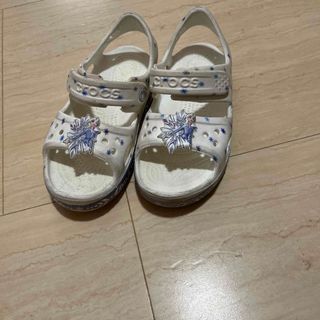 クロックス(crocs)のクロックス　アナ雪　17.5(サンダル)