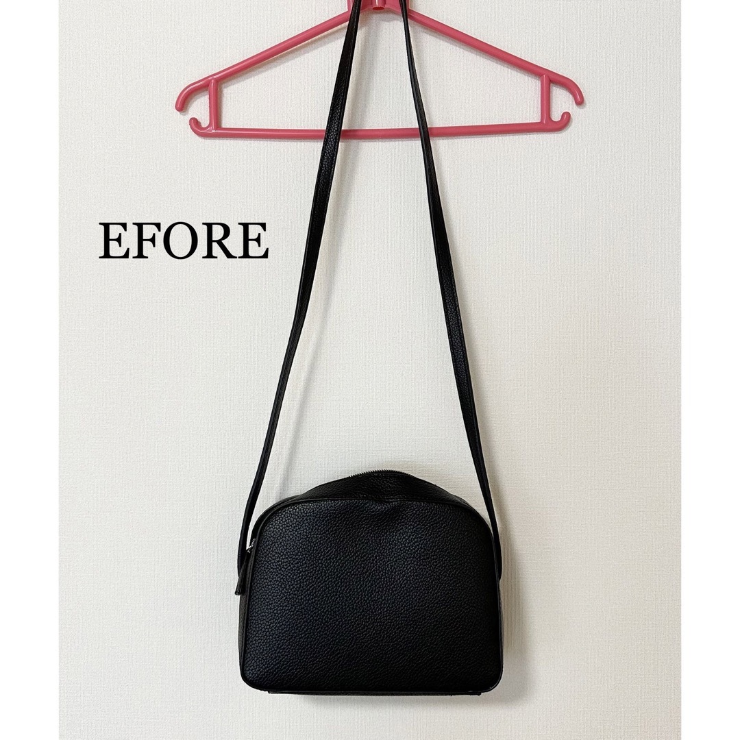 TOPKAPI EFOLE(トプカピエフォル)のEFORE 黒　ショルダーバッグ　ブラック レディースのバッグ(ショルダーバッグ)の商品写真