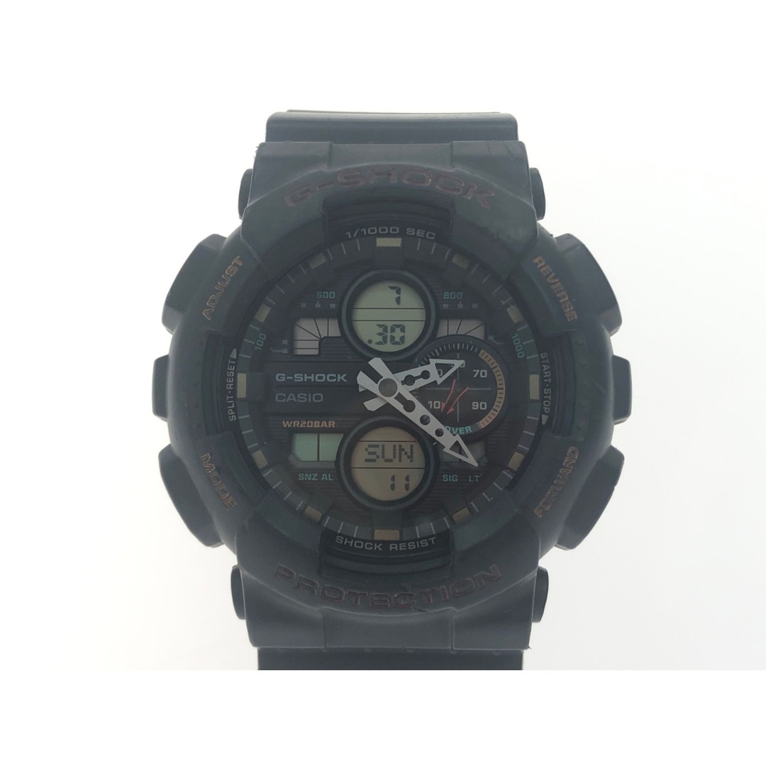 CASIO(カシオ)の▼▼CASIO カシオ メンズ腕時計 デジアナウォッチ クオーツ G-SHOCK Gショック  GA-140 ブラック＆マルチカラー メンズの時計(腕時計(デジタル))の商品写真