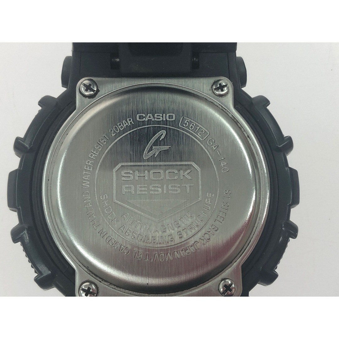 CASIO(カシオ)の▼▼CASIO カシオ メンズ腕時計 デジアナウォッチ クオーツ G-SHOCK Gショック  GA-140 ブラック＆マルチカラー メンズの時計(腕時計(デジタル))の商品写真