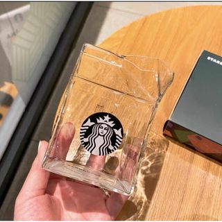 スターバックス(Starbucks)のスターバックス牛乳パックグラスインスタ映え大人気海外限定(グラス/カップ)