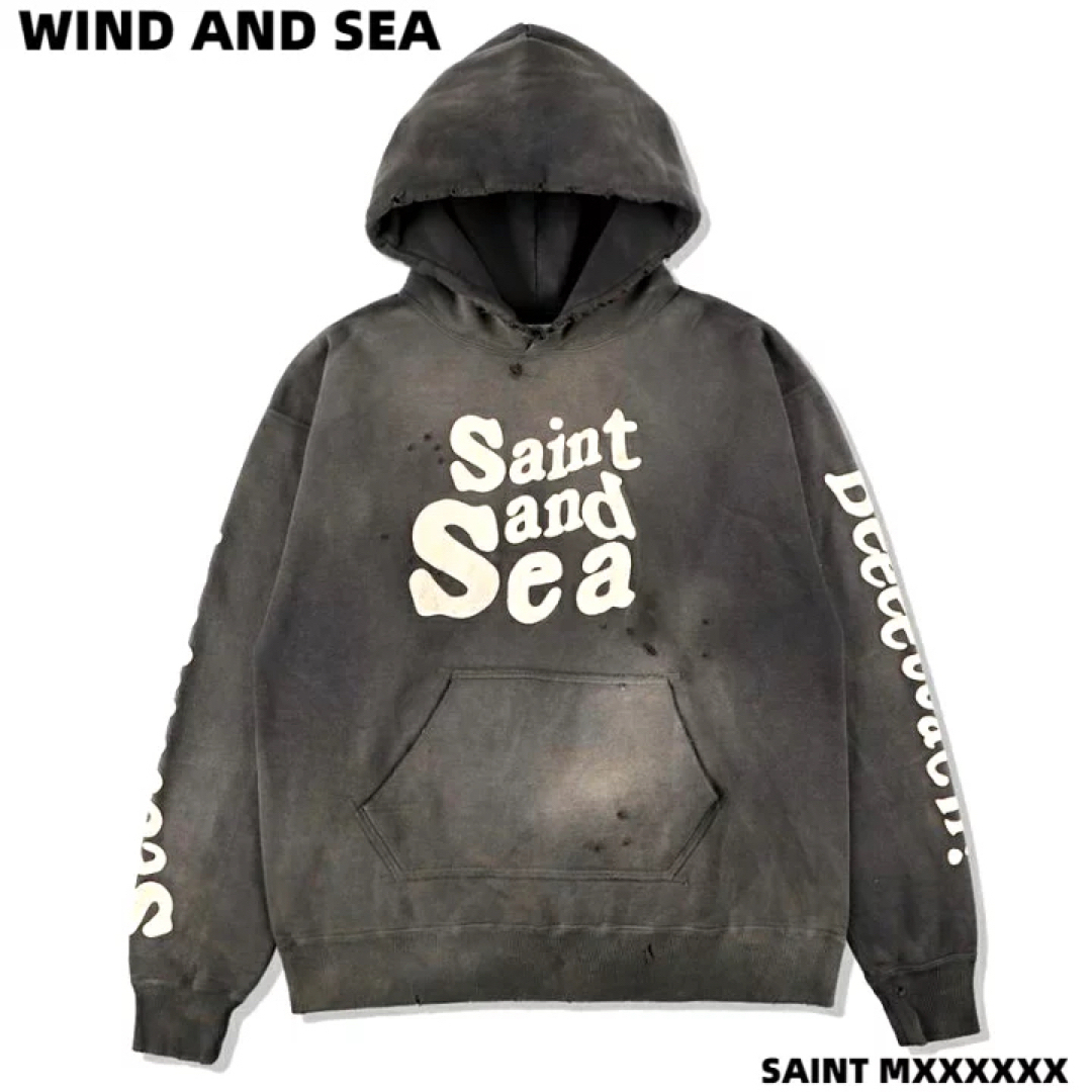 READYMADE(レディメイド)の値下 saint michael × WIND AND SEA HOODIE  メンズのトップス(パーカー)の商品写真