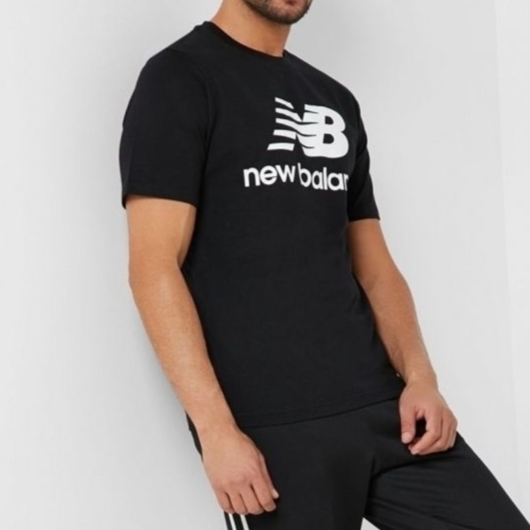 New Balance 大谷翔平 スタックドロゴ Tシャツ ブラック 2XL