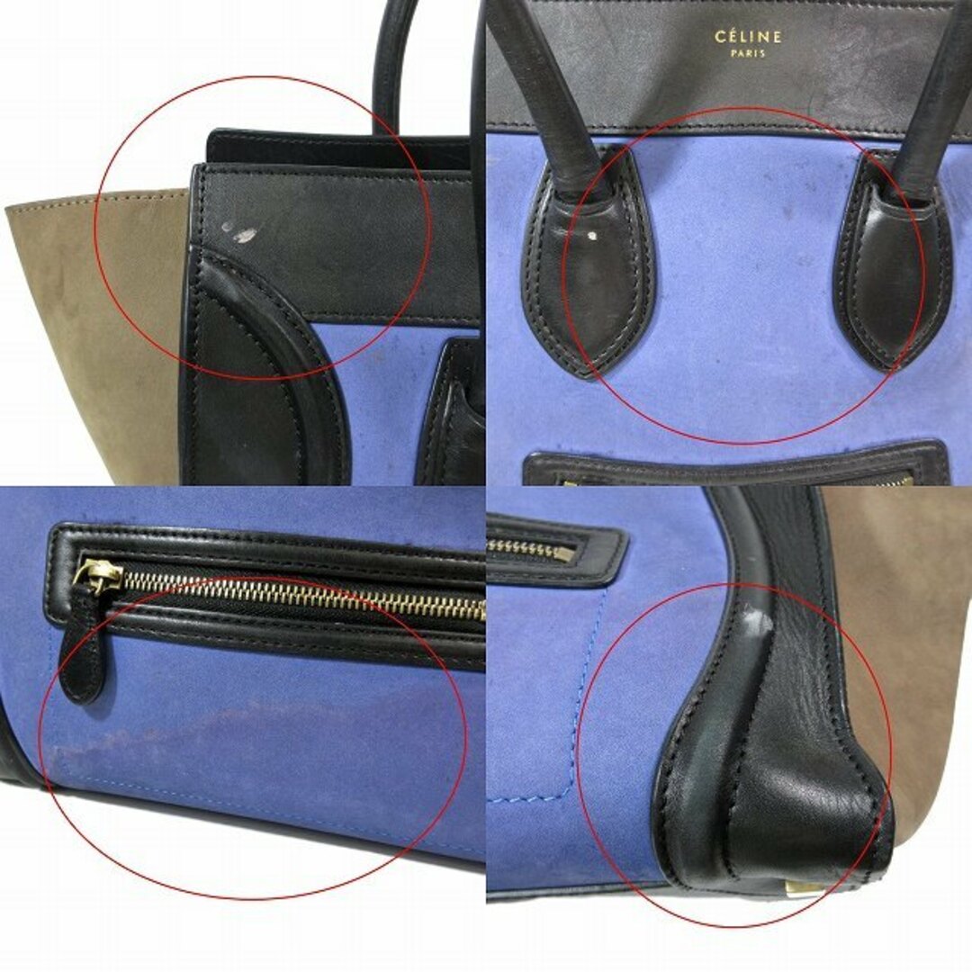 celine(セリーヌ)のセリーヌ CELINE ラゲージ ミニショッパー トート ハンドバッグ レディースのバッグ(トートバッグ)の商品写真