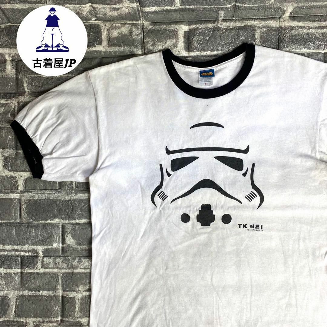 スターウォーズ☆リンガーTシャツ US ゆるだぼ デカロゴ 90s