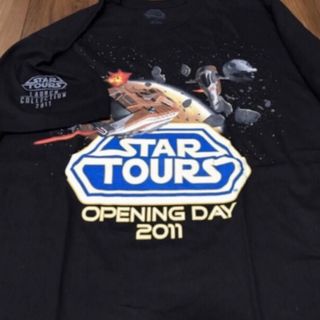 ディズニー(Disney)のSTARTOURS  2011 海外　限定　Tシャツ　size XL (Tシャツ/カットソー(半袖/袖なし))