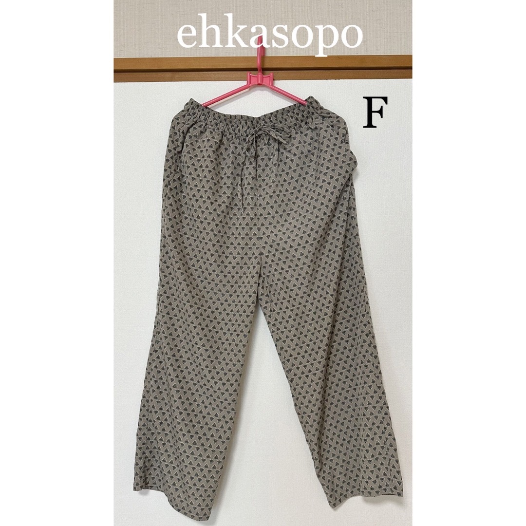 ehka sopo(エヘカソポ)のehkasopo エヘカソポ　ボトムス　パンツ　柄パン　F レディースのパンツ(カジュアルパンツ)の商品写真