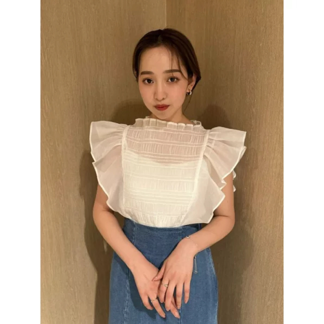 未使用♡snidel スナイデル シャーリングシアーブラウス | www