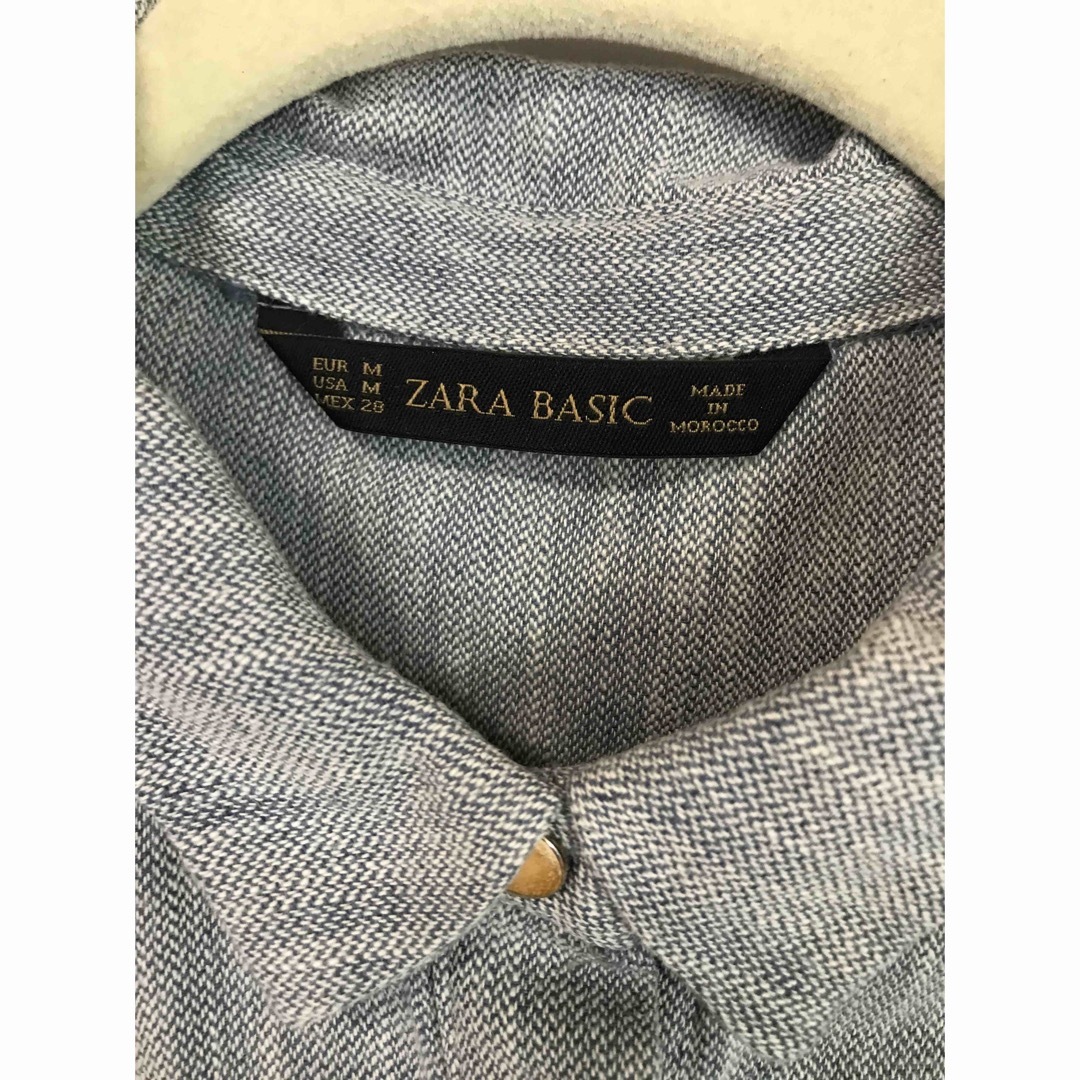 ZARA(ザラ)のZara  ザラ　リネン　ワンピース／チュニックシャツ　 レディースのワンピース(ひざ丈ワンピース)の商品写真