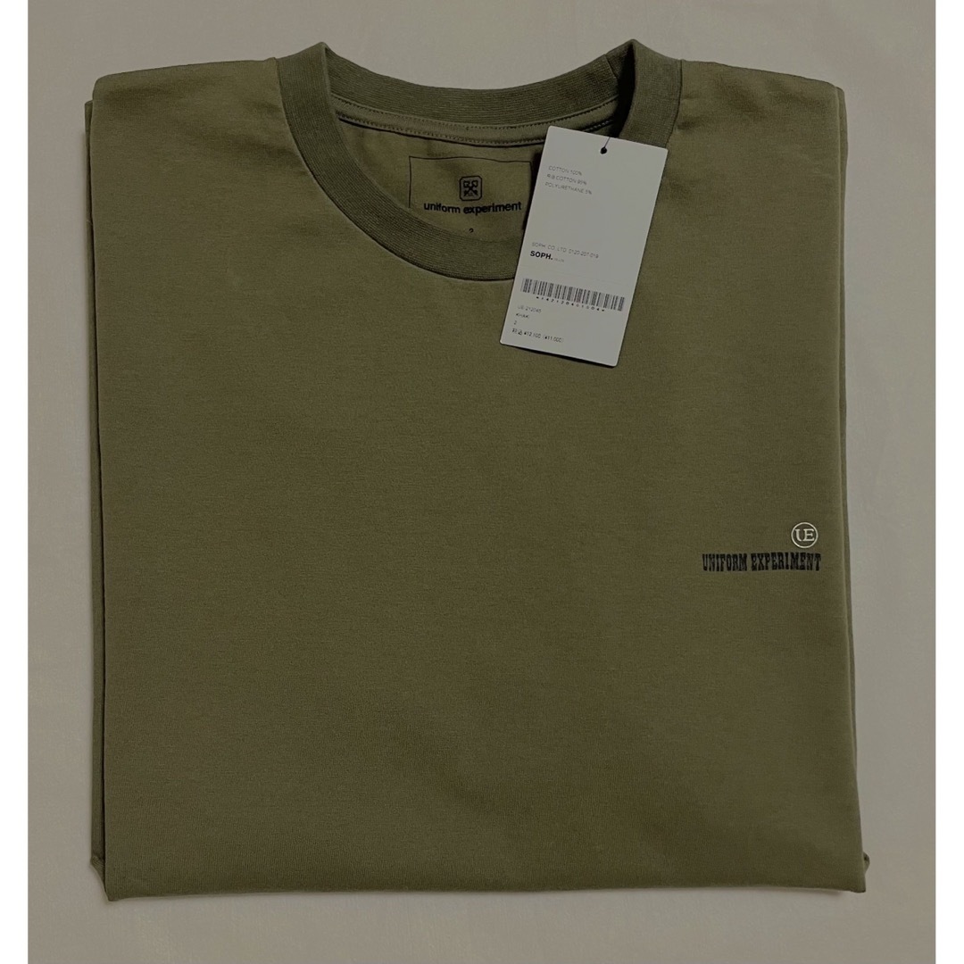 uniform experiment(ユニフォームエクスペリメント)の定価12,100 uniform experiment fragment TEE メンズのトップス(Tシャツ/カットソー(半袖/袖なし))の商品写真