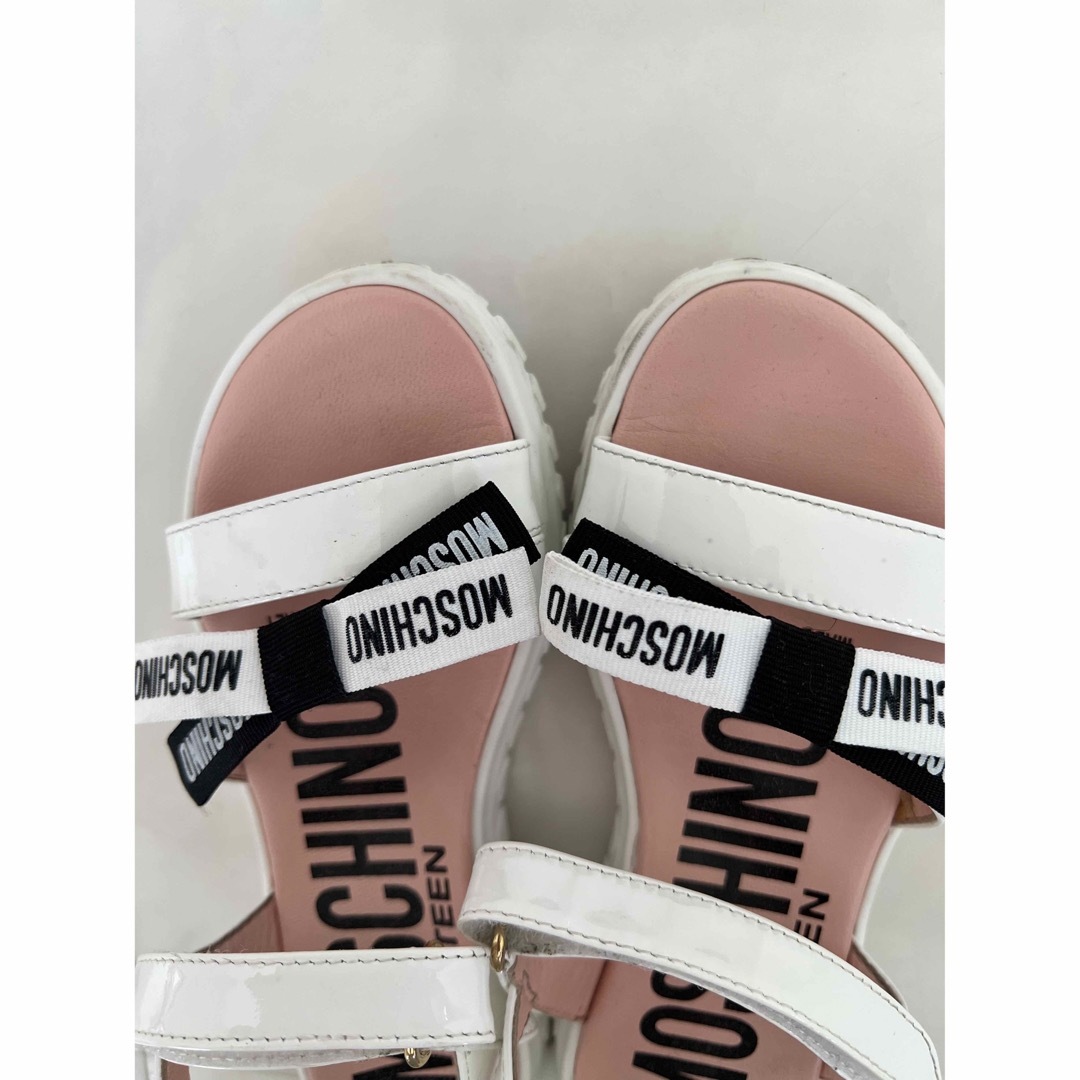 MOSCHINO - MOSCHINO TEEN サンダル の通販 by mamacoco's shop MOSCHINO - MOSCHINO TEEN サンダル の通販 by mamacoco's shop