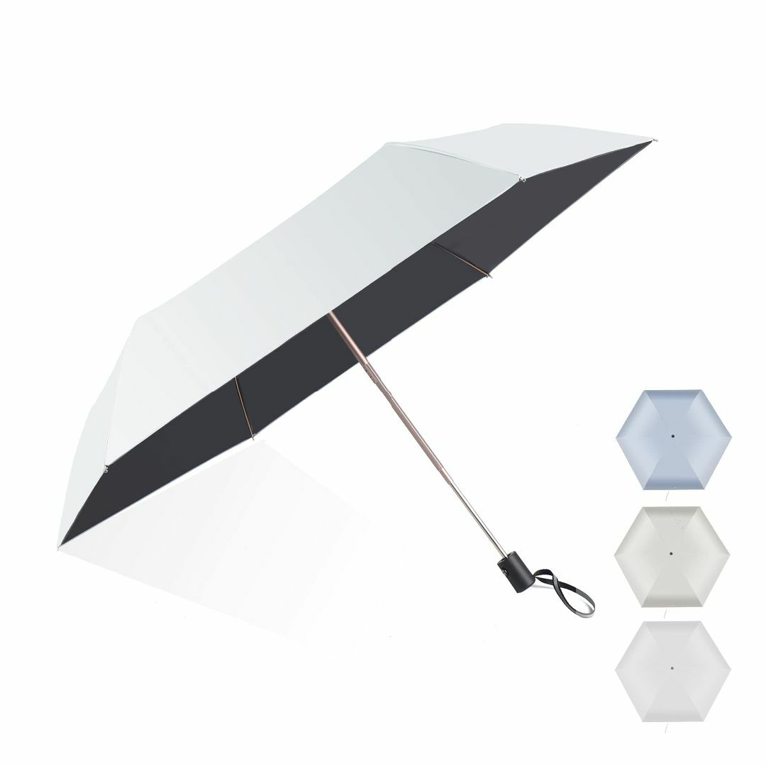 色: 白】日傘 折りたたみ傘 自動開閉 僅か218g 超軽量 折りたたみ傘 U ...