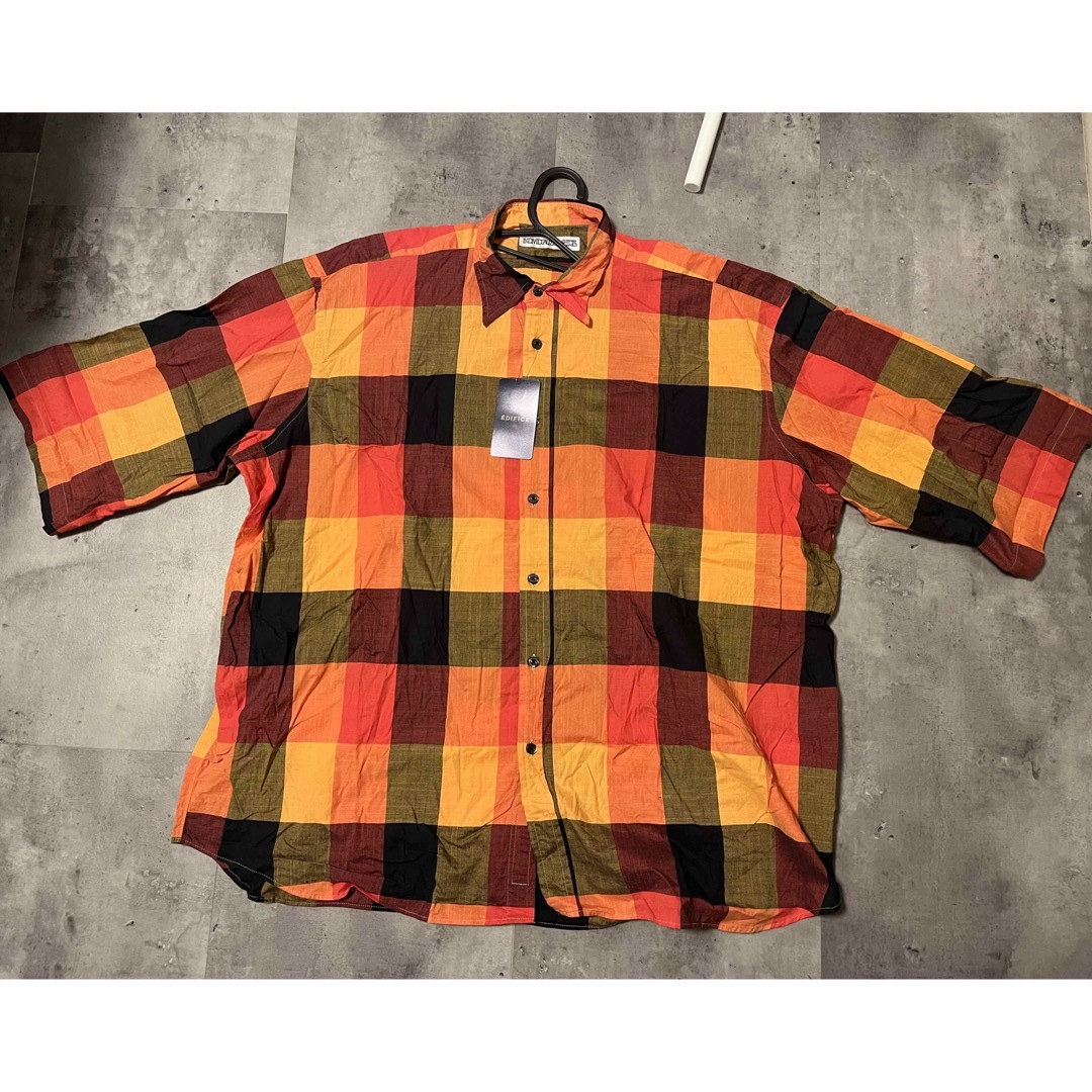 INDIVIDUALIZED SHIRTS(インディヴィジュアライズドシャツ)の未着用EDIFICE INDIVIDUALIZE SHIRTS  イエローメンズ メンズのトップス(シャツ)の商品写真