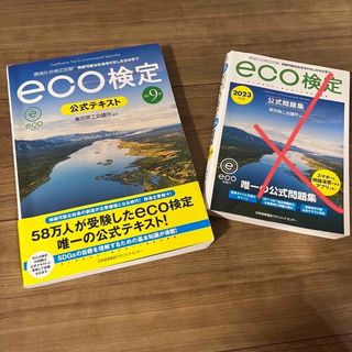 ニホンノウリツキョウカイ(日本能率協会)のお餅様専用！　eco検定　公式テキスト & 公式問題集(資格/検定)